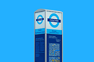 Visualising the cleanest, greenest and healthiest form of public transport that London’s commuters and tourists have ever seen with branding that works within the TFL colour palette. It also communicates to stakeholders by referencing the light blue of a major sponsor.