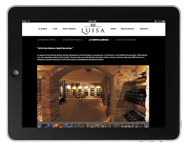 luisa web tablet